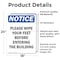 Signmission Please Wipe Your Feet Before Entering, 18 in W x Rectangle, Vinyl Decal OS-2PACK-NS-D-1824-V-17659 - alternate 4